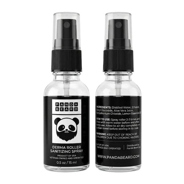 Panda Beard Derma Roller Sanitizing Spray